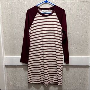 Chris & Carol Baseball Style Knit Dress